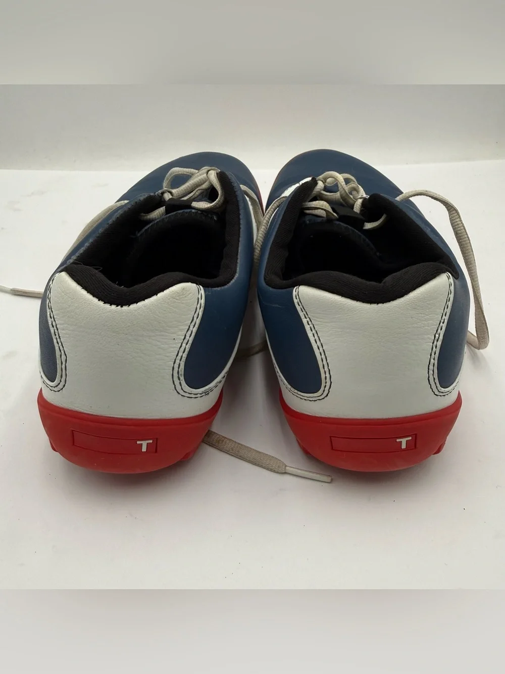B45 TRUE Linkswear Original 1.2 OG Mens Sz 11 Golf Shoes Blue Leather Spikeless